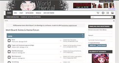Desktop Screenshot of board.world-of-hentai.to